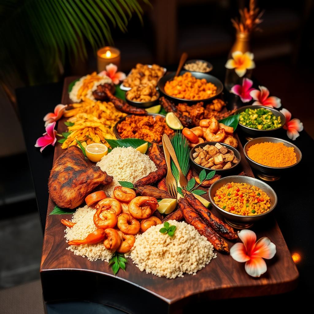 Caribbean Party Trays